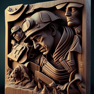 3D модель St Зачисленная игра (STL)